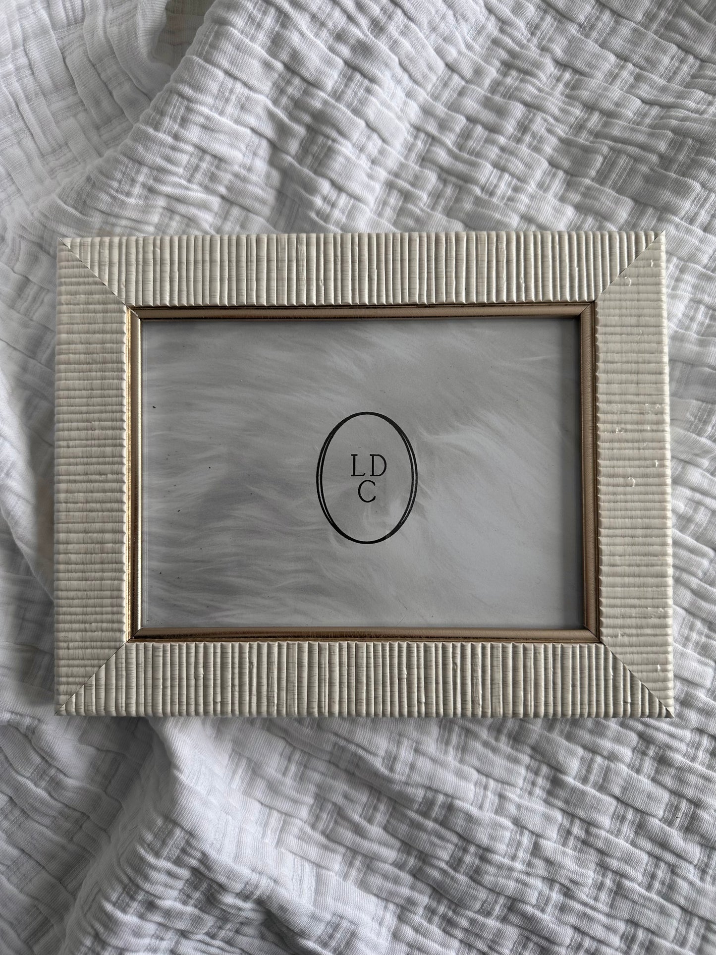 5'X7" Creamy White Frame