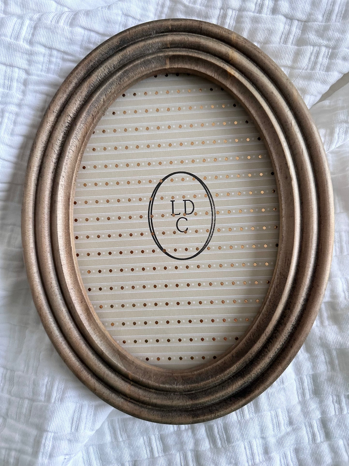 5"x7" Oval Wood Frame