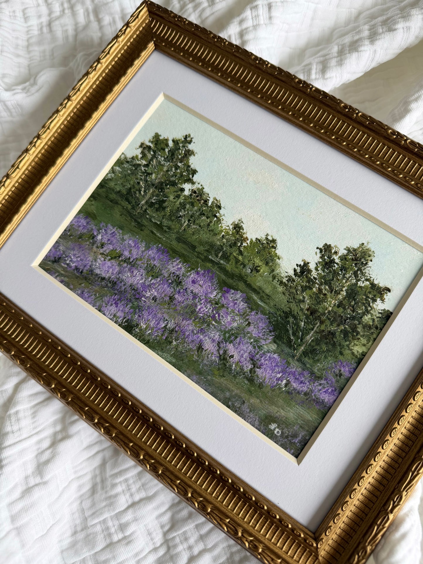 "A Field of Wishes for my Girl" Framed Original Art