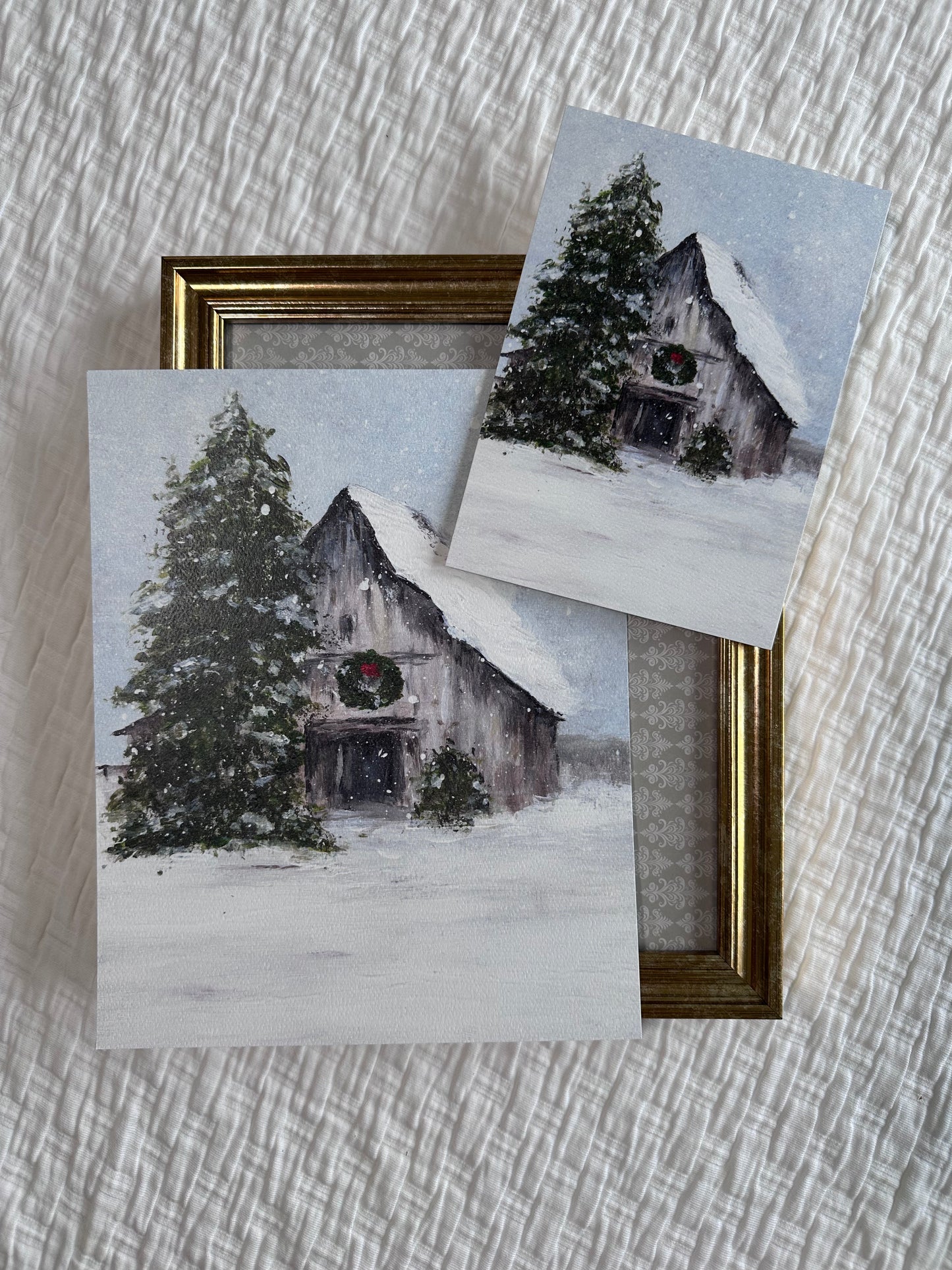 "December Winter Charm" Fine Art Print