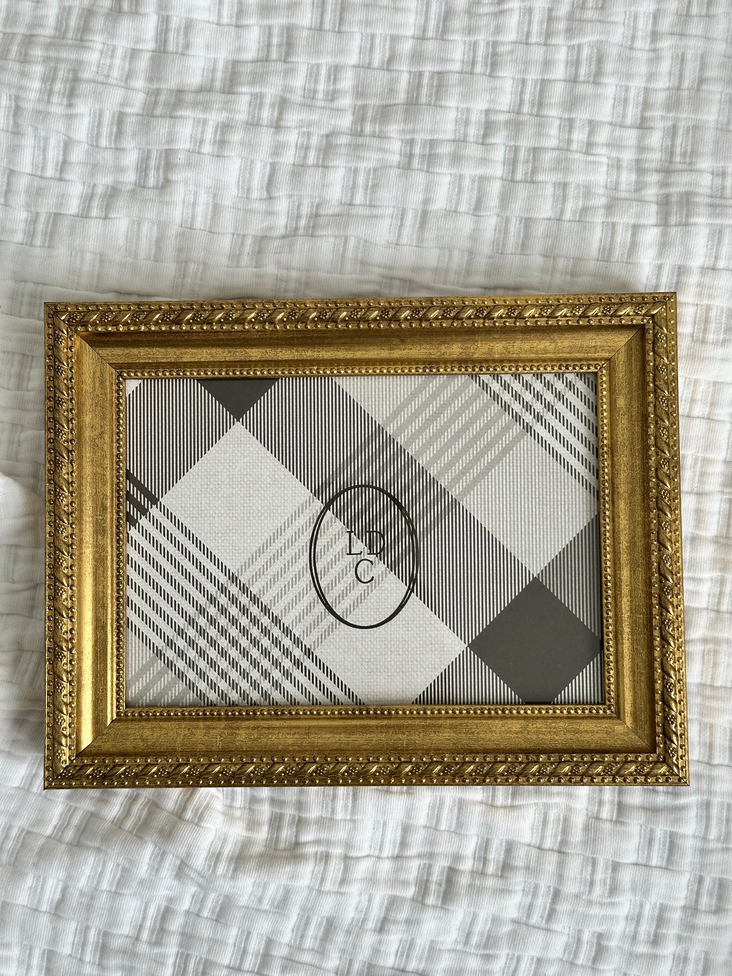 Vintage Inspired 5"x7" Gold Frame