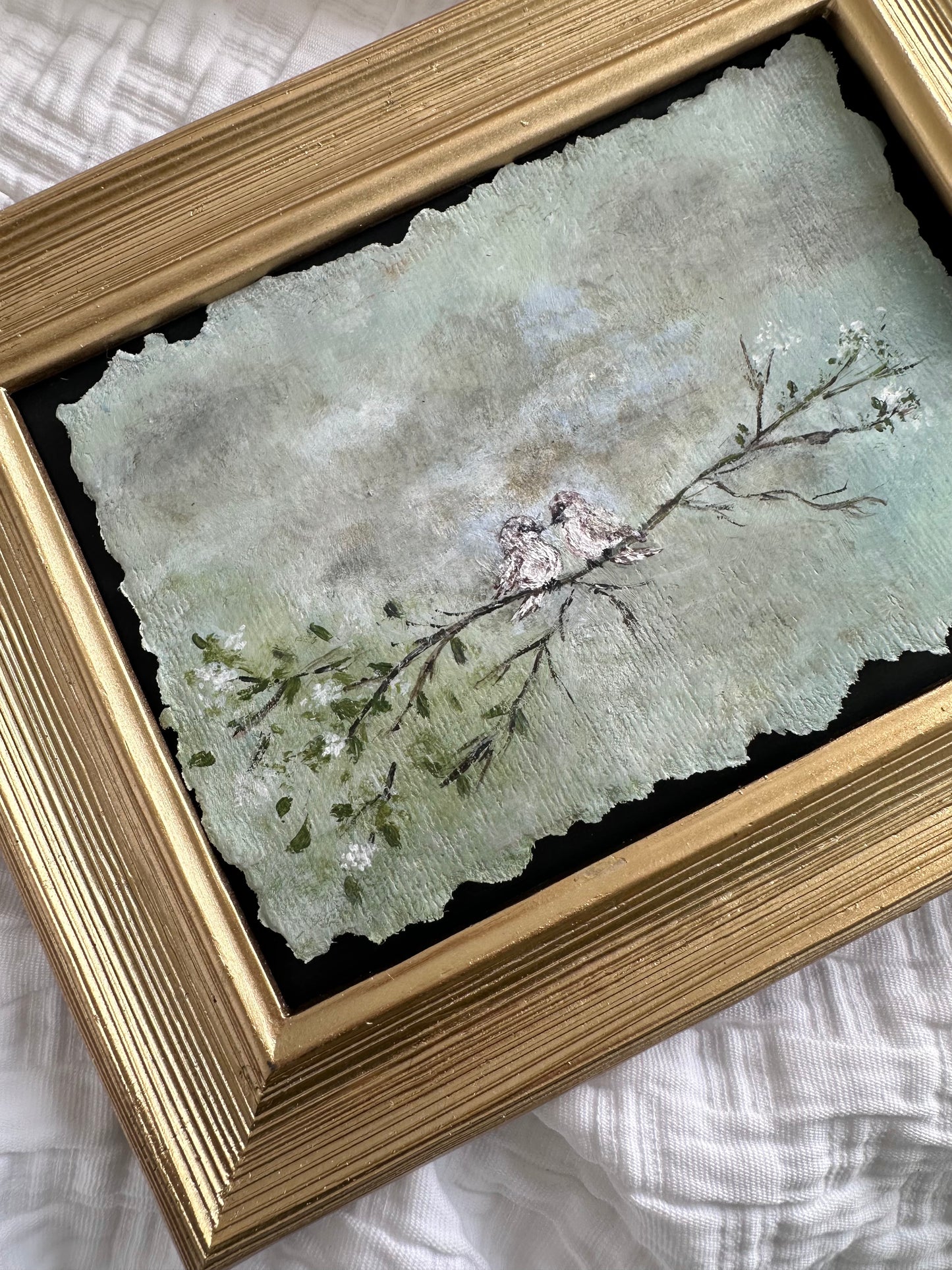 "Where Love Rest" Framed Original Art