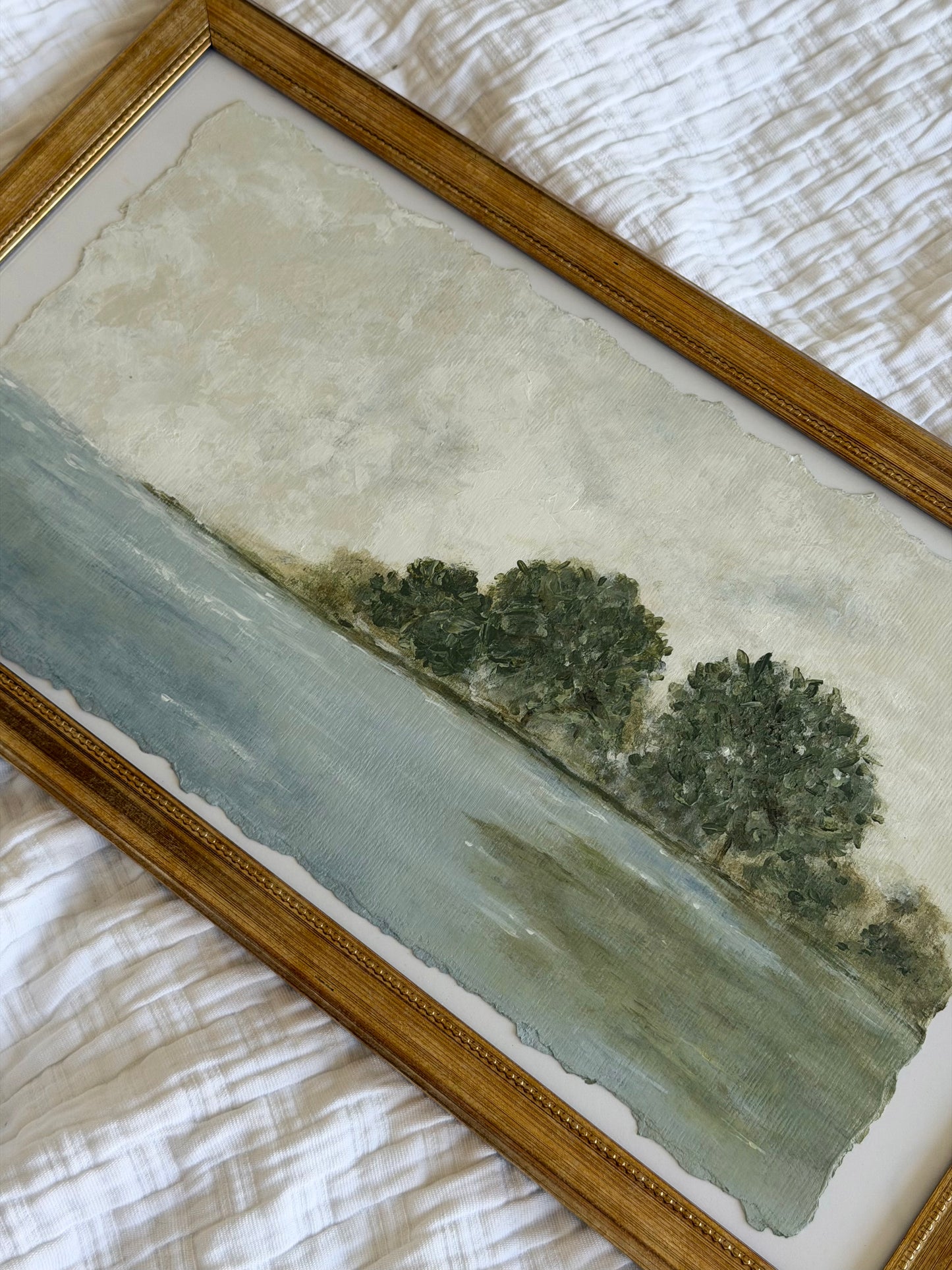 "Calm Edge" Framed Original Art