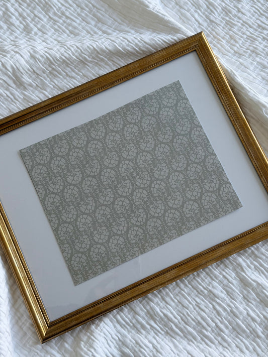 11"x14" Gold Frame Matted to 8"10"