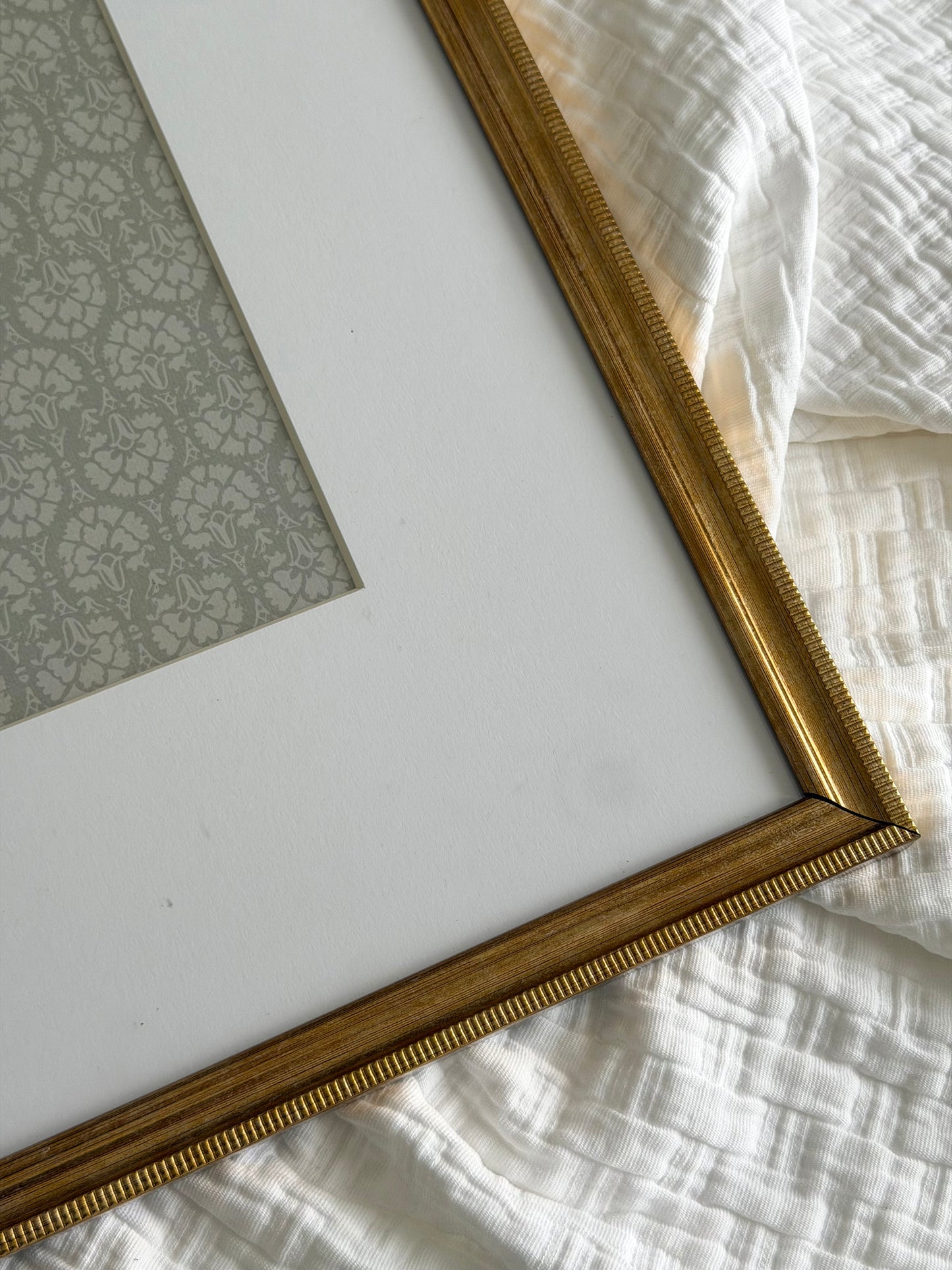 14"x17" Gold Frame Matted to 8"x10"