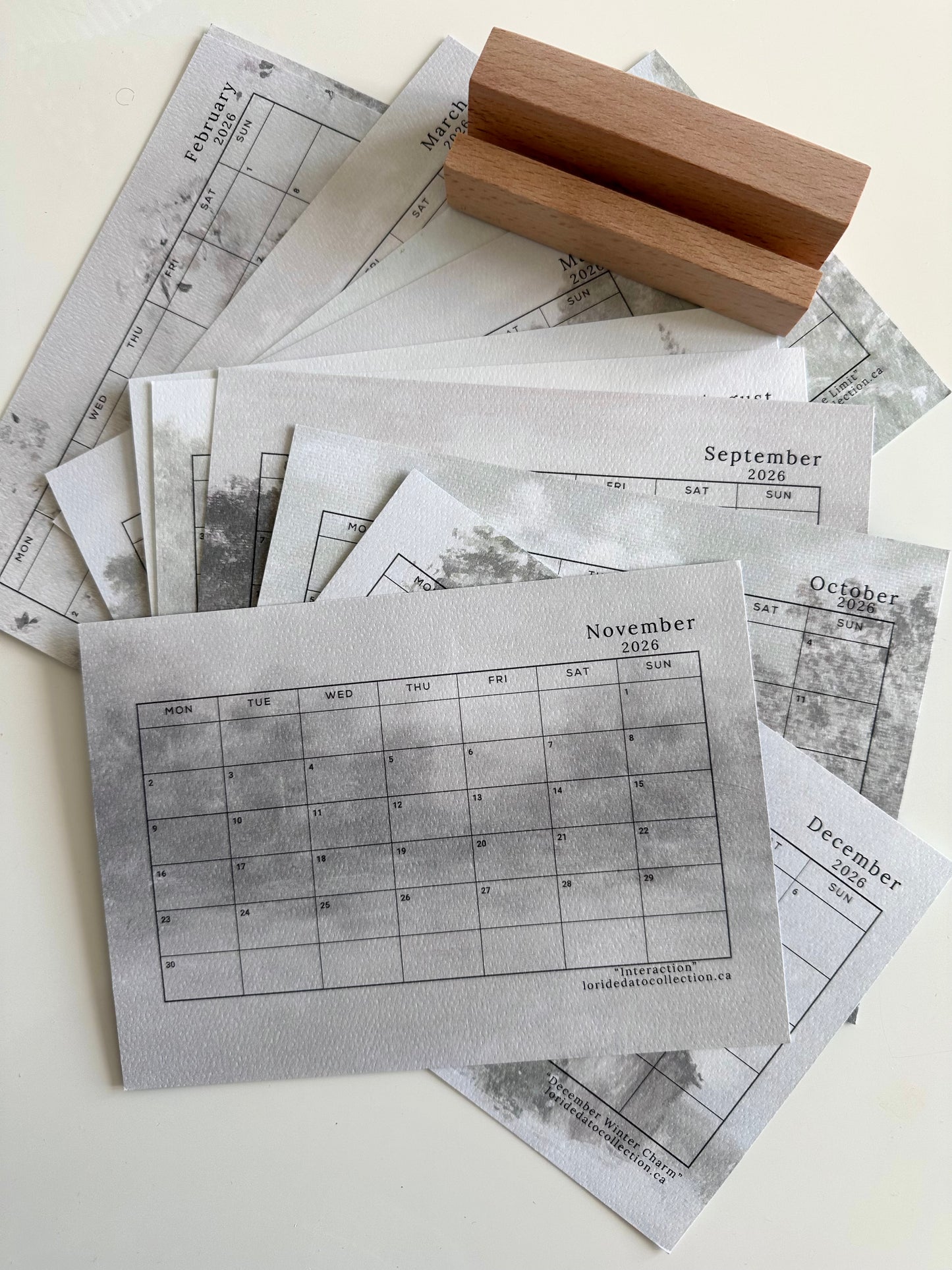 2026 Fine Art Print Calendar