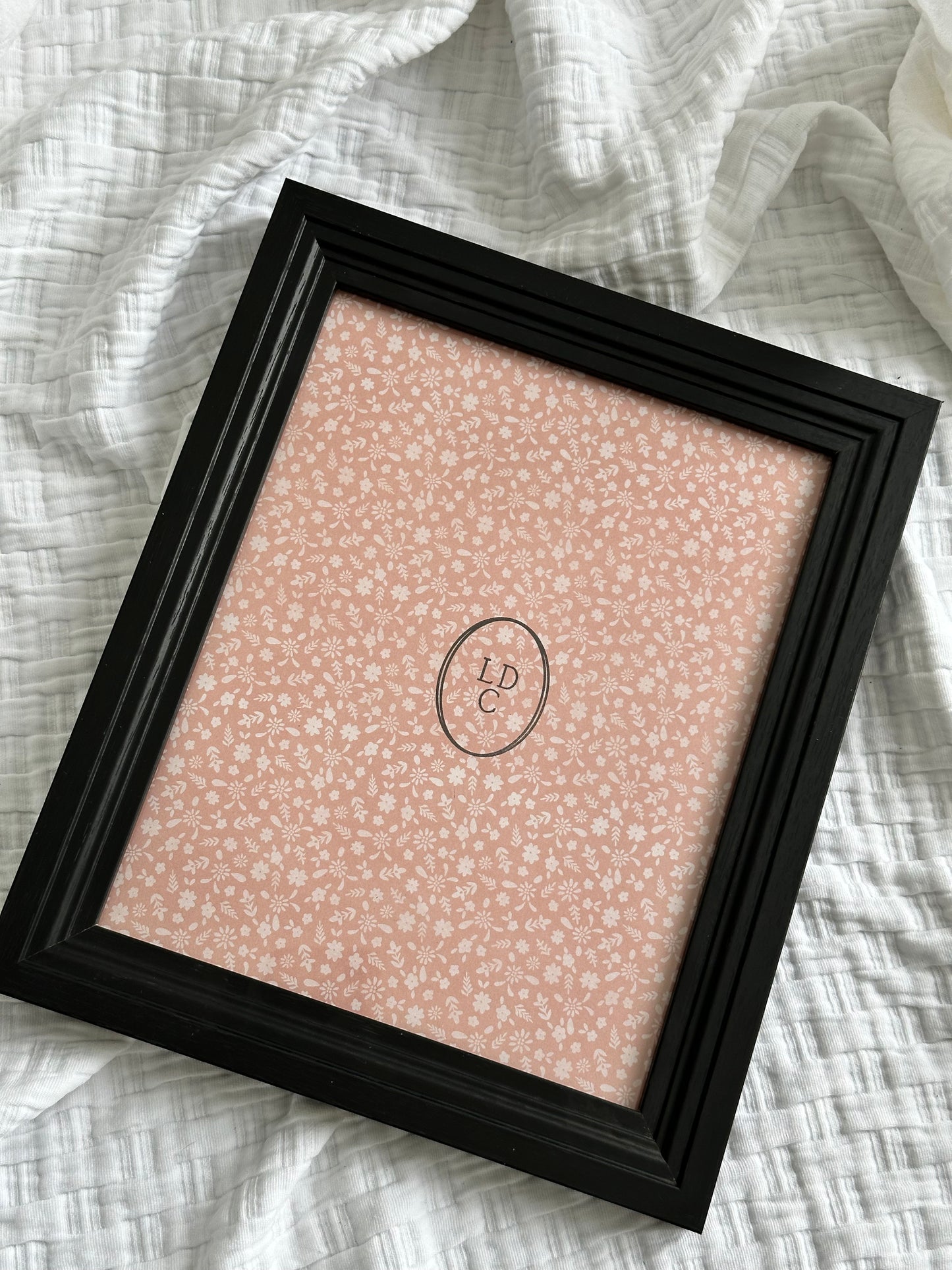 Black Bevelled Wood 8"x10" Frame