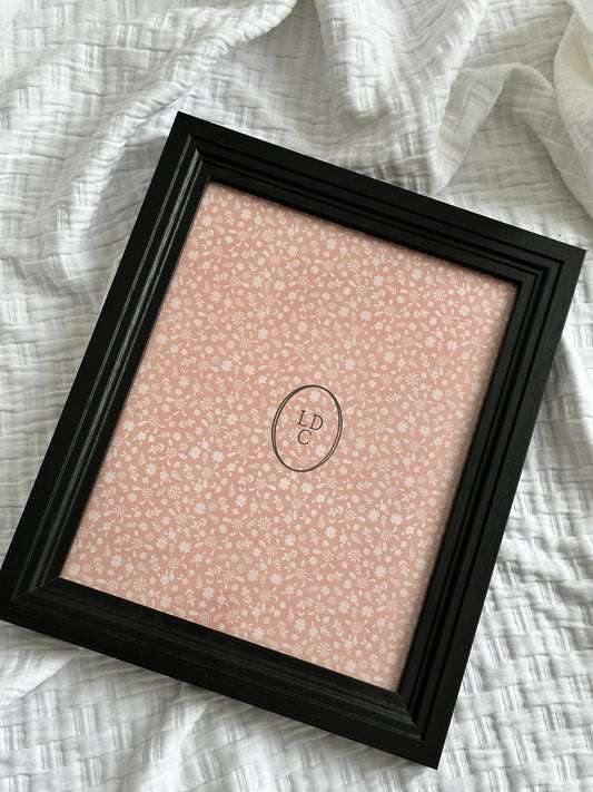 Black Bevelled Wood 8"x10" Frame
