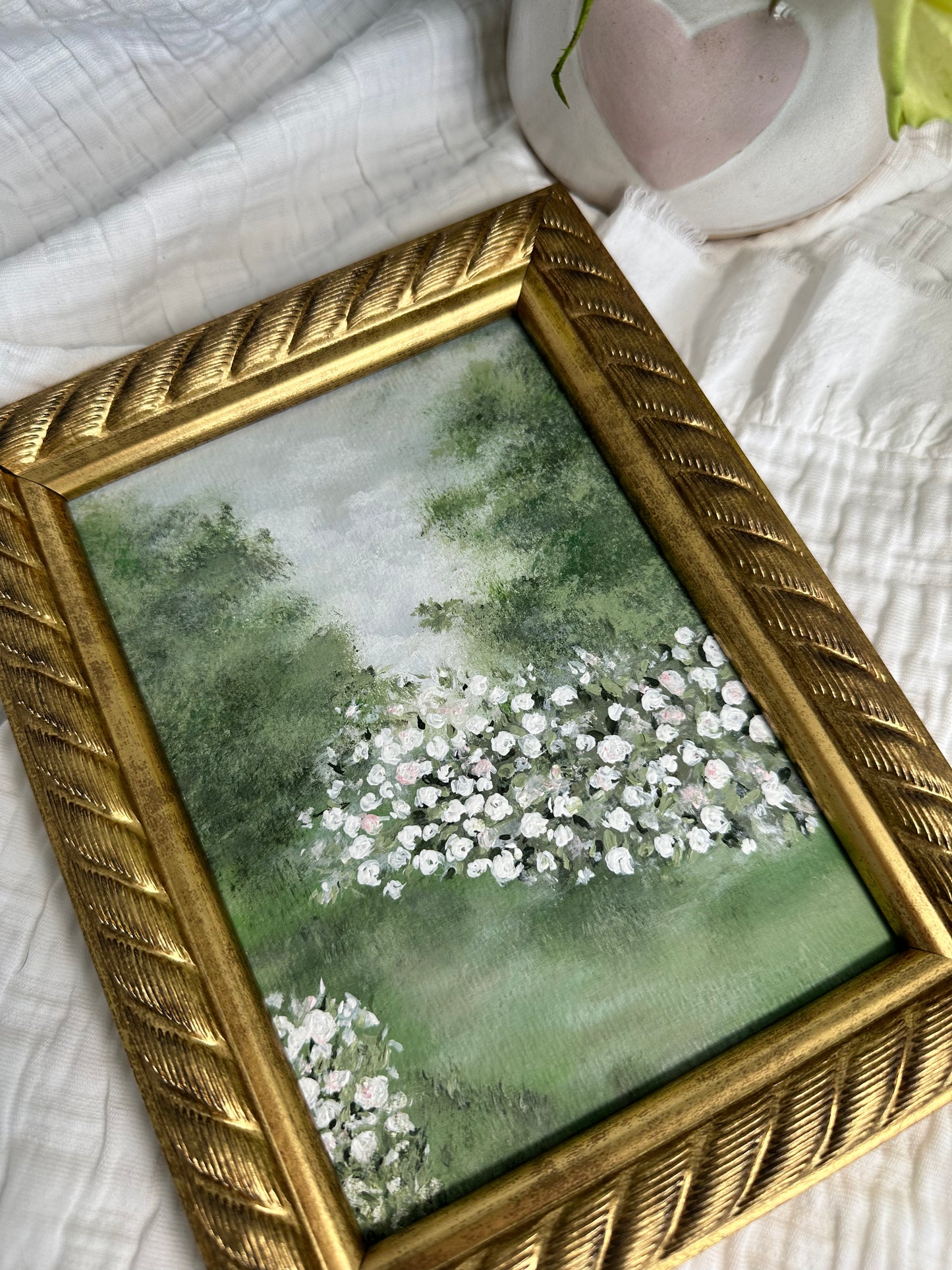 "Blushing" original art