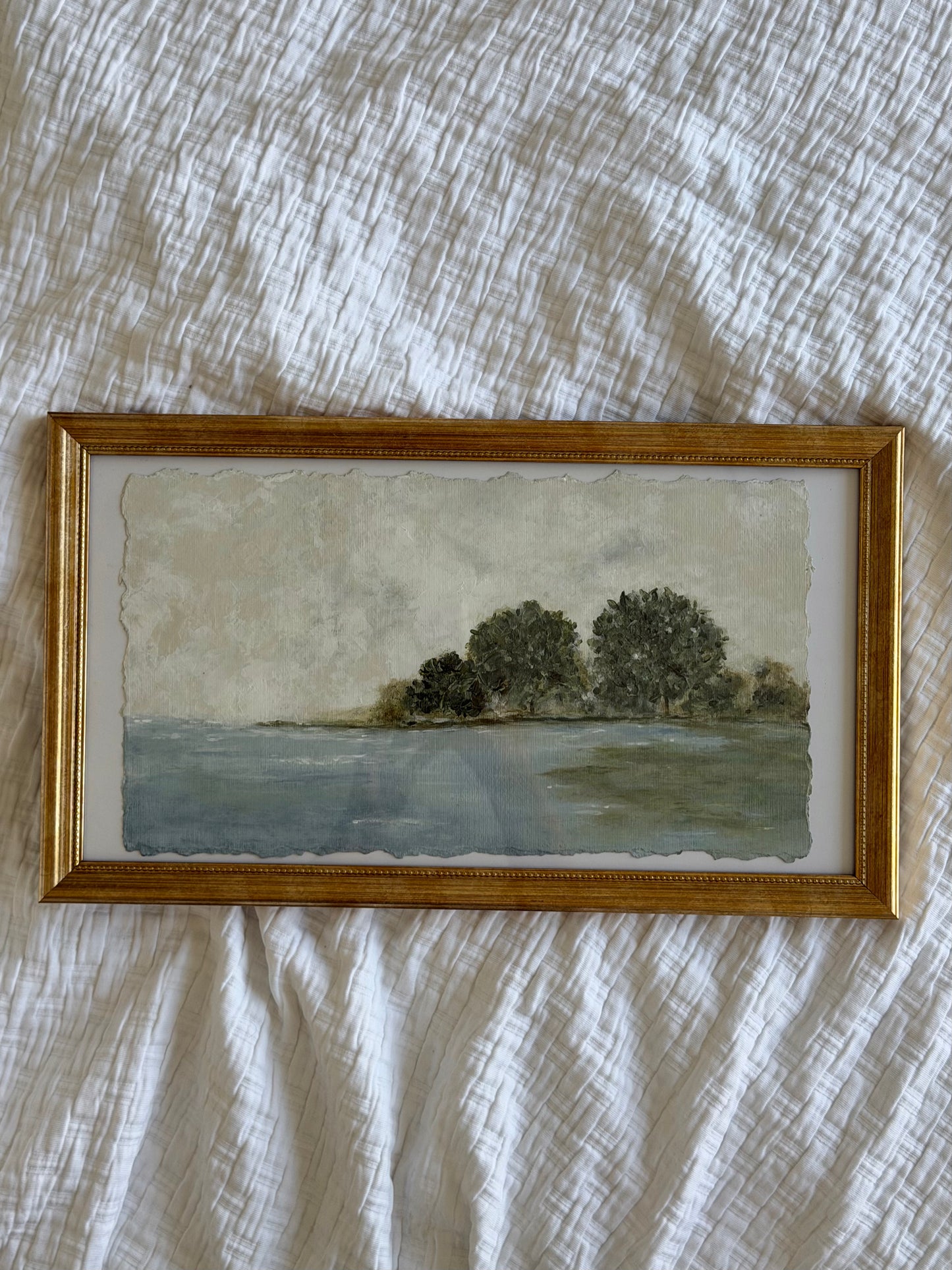 "Calm Edge" Framed Original Art