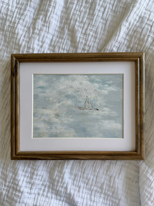 "Gentle Skies" Framed Original Art