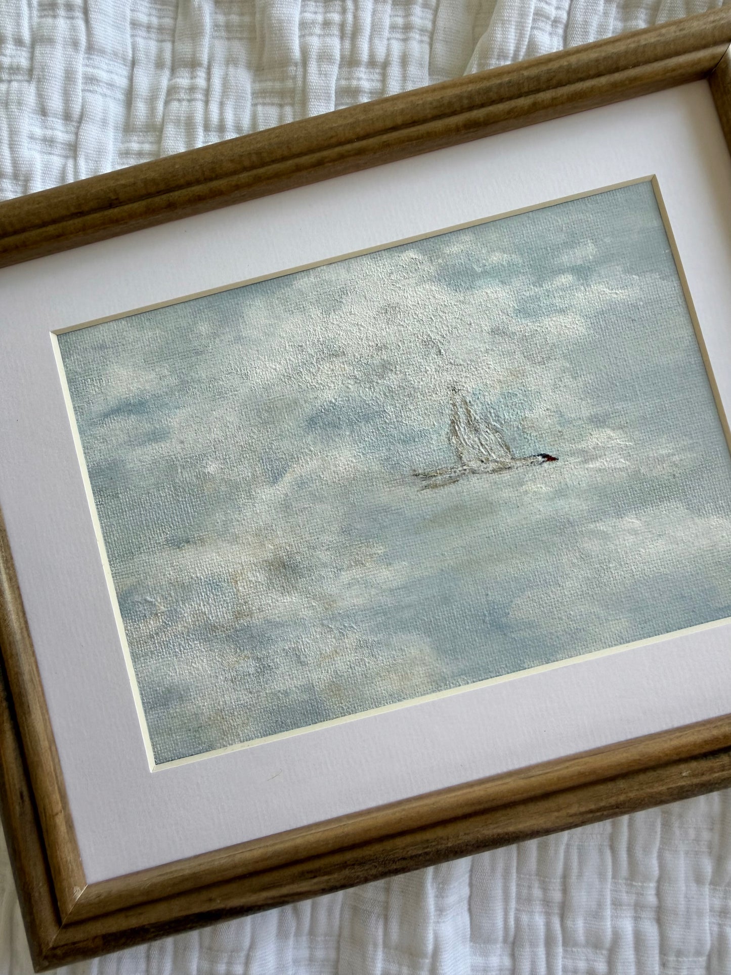 "Gentle Skies" Framed Original Art