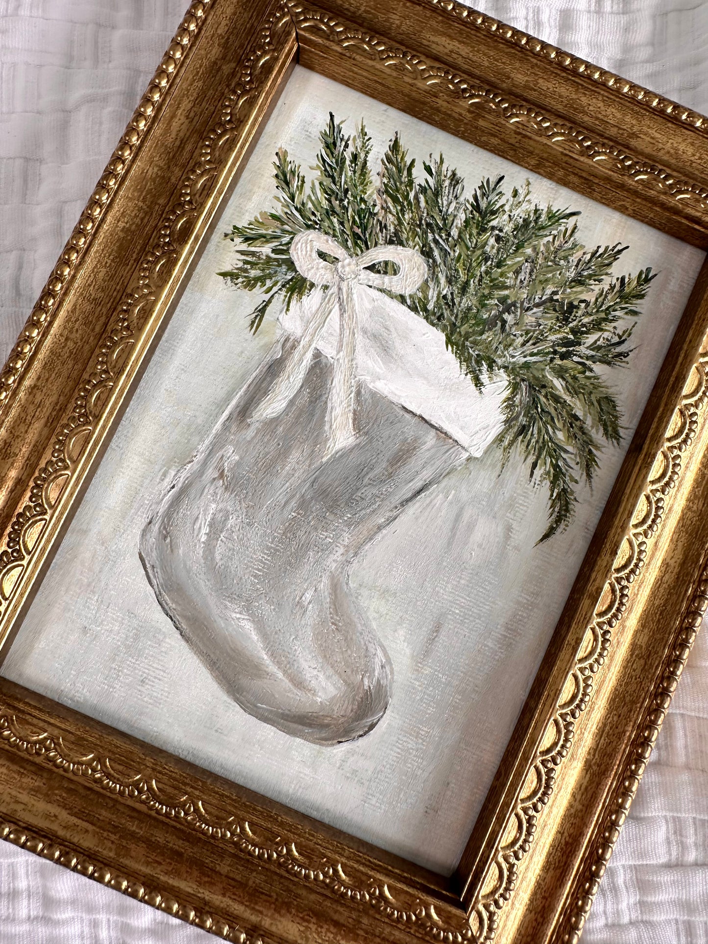 "Holiday Surprise" Framed Original Art