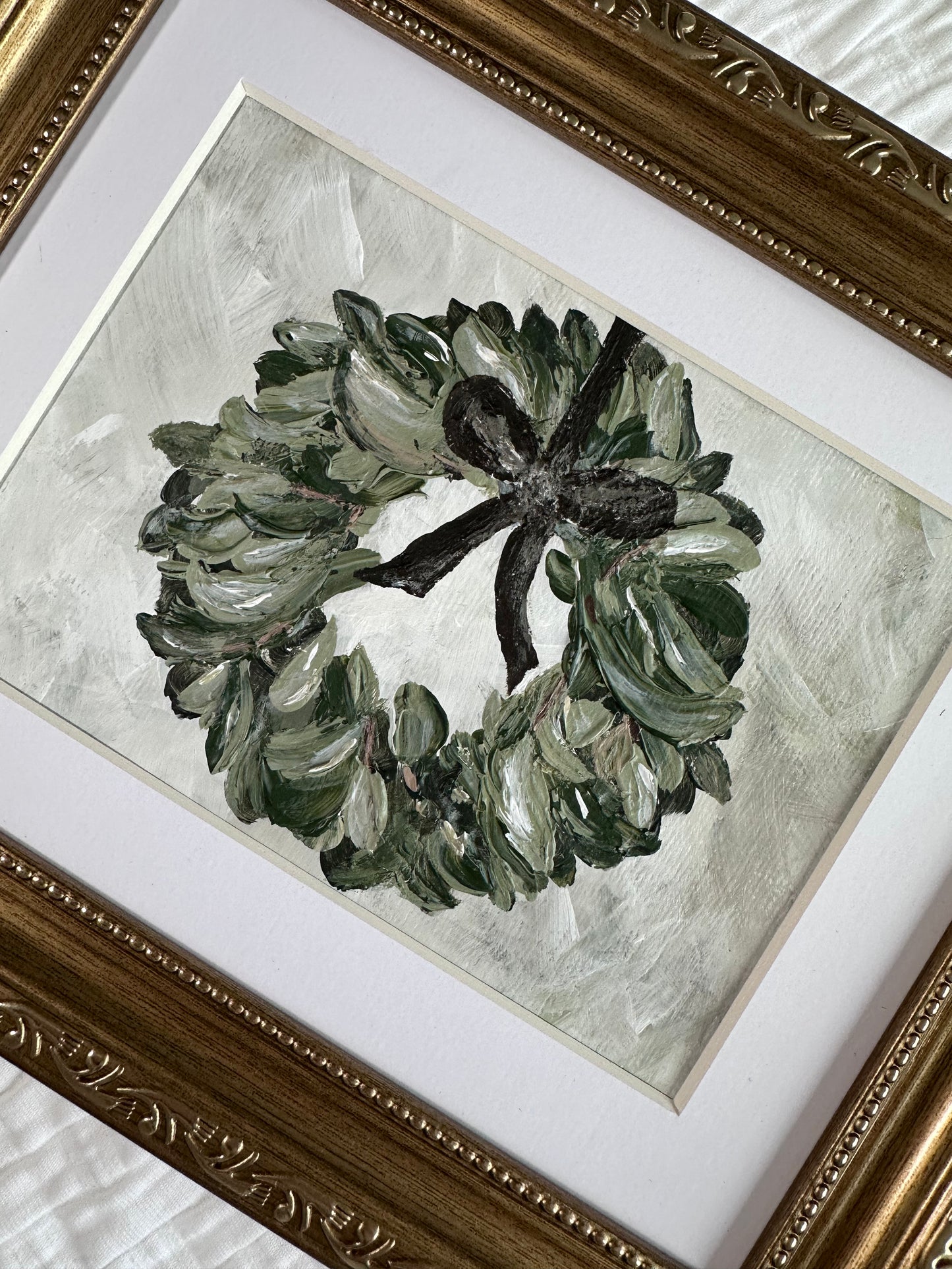 "Holiday Welcome" Framed Original Art