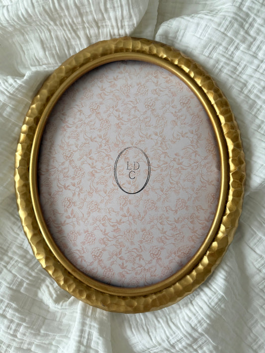 8"x10" Oval Gold Frame