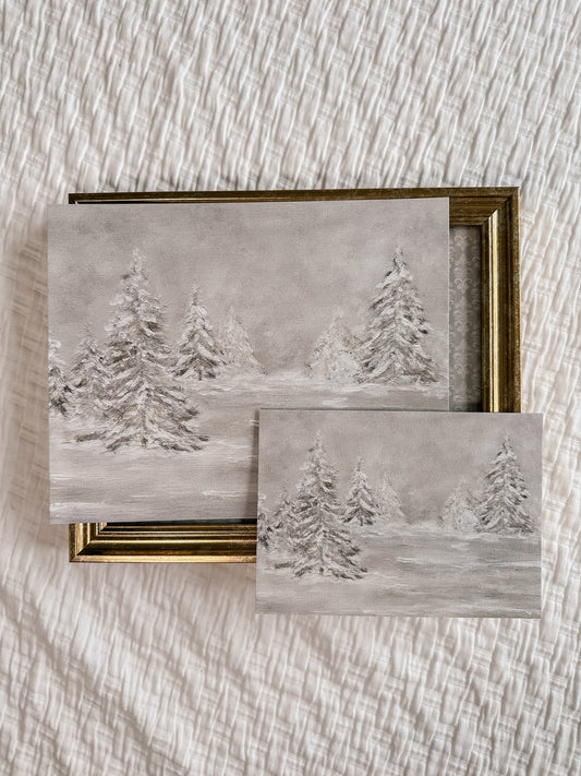 "Snow Kisses 2" Fine Art Print