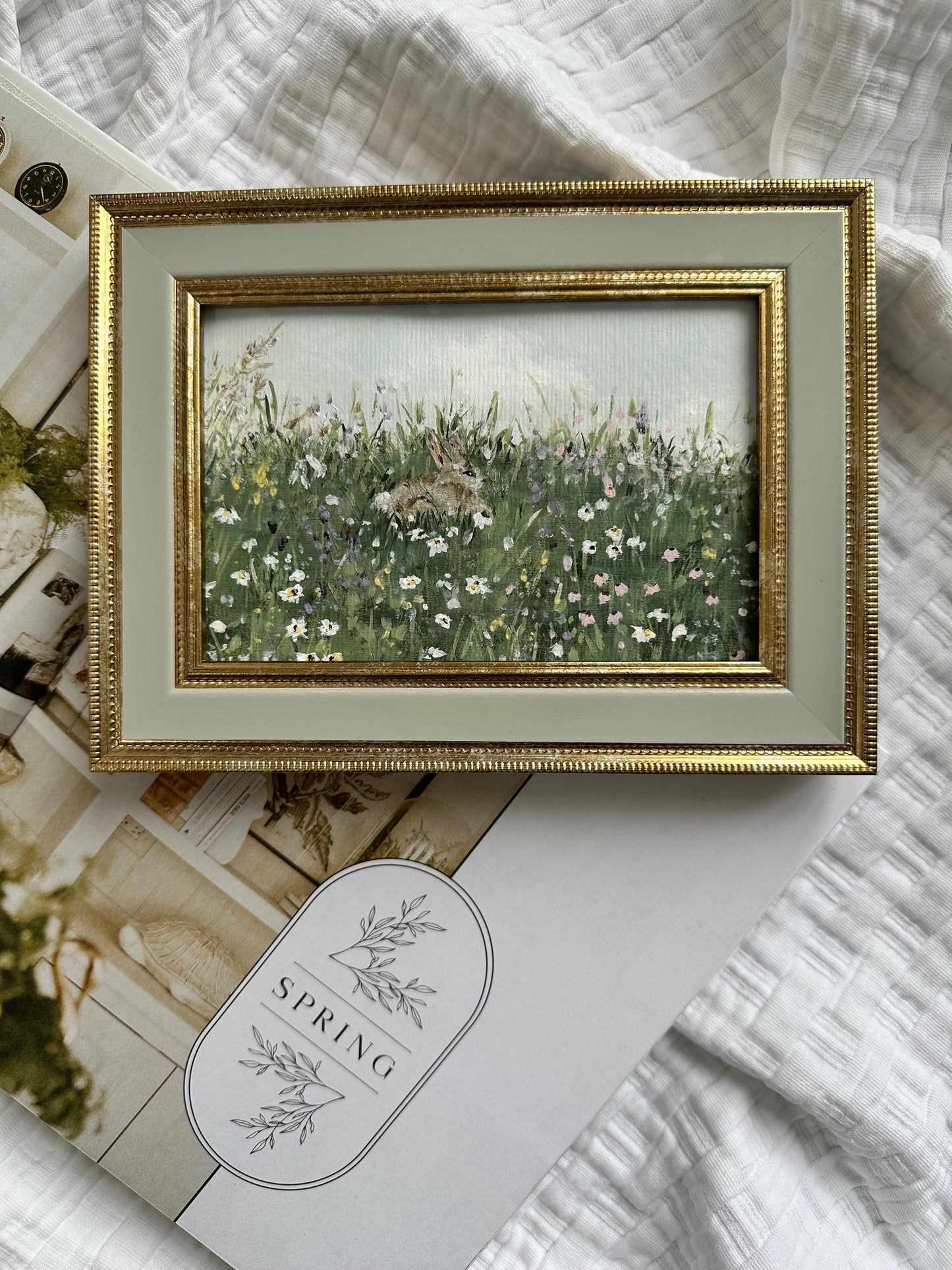 "Springtime Pause" Original Art