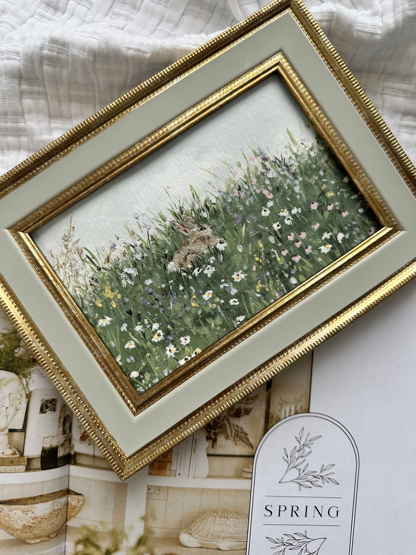 "Springtime Pause" Original Art