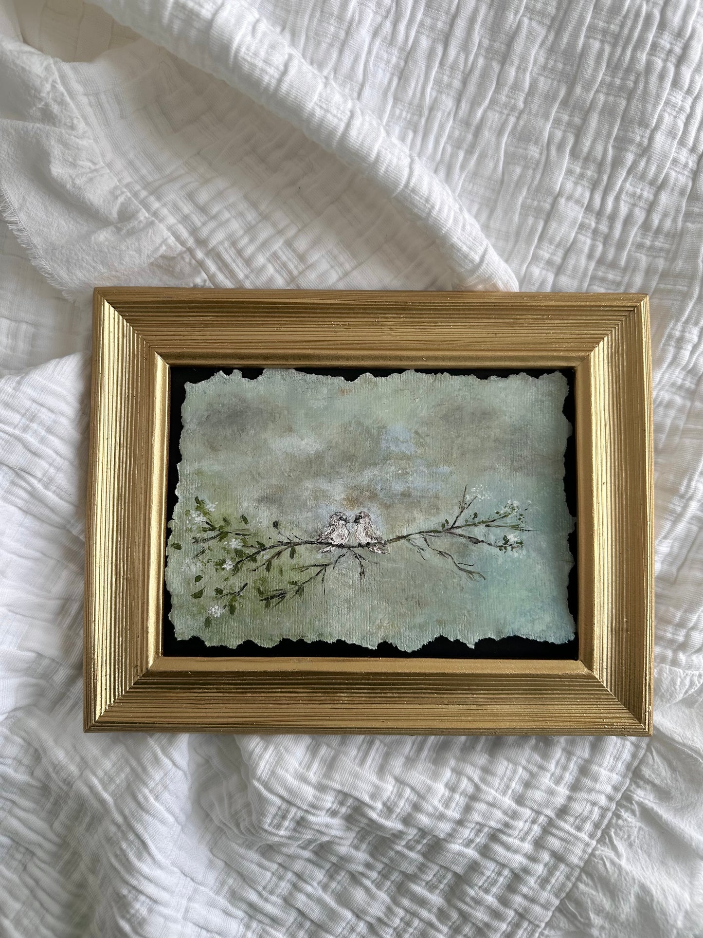 "Where Love Rest" Framed Original Art