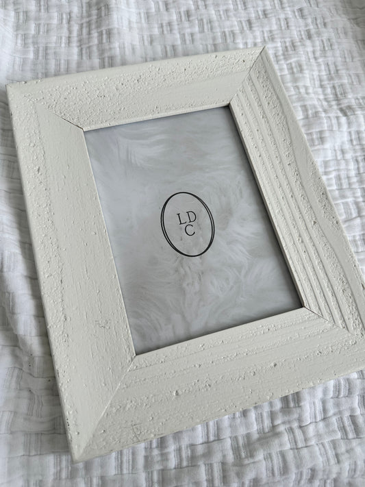 White 5"x7" Frame