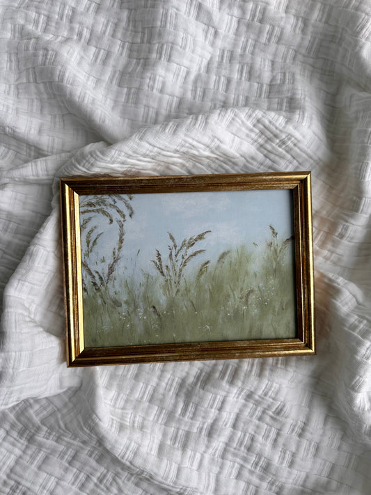 "Wispy Meadows" Framed Print