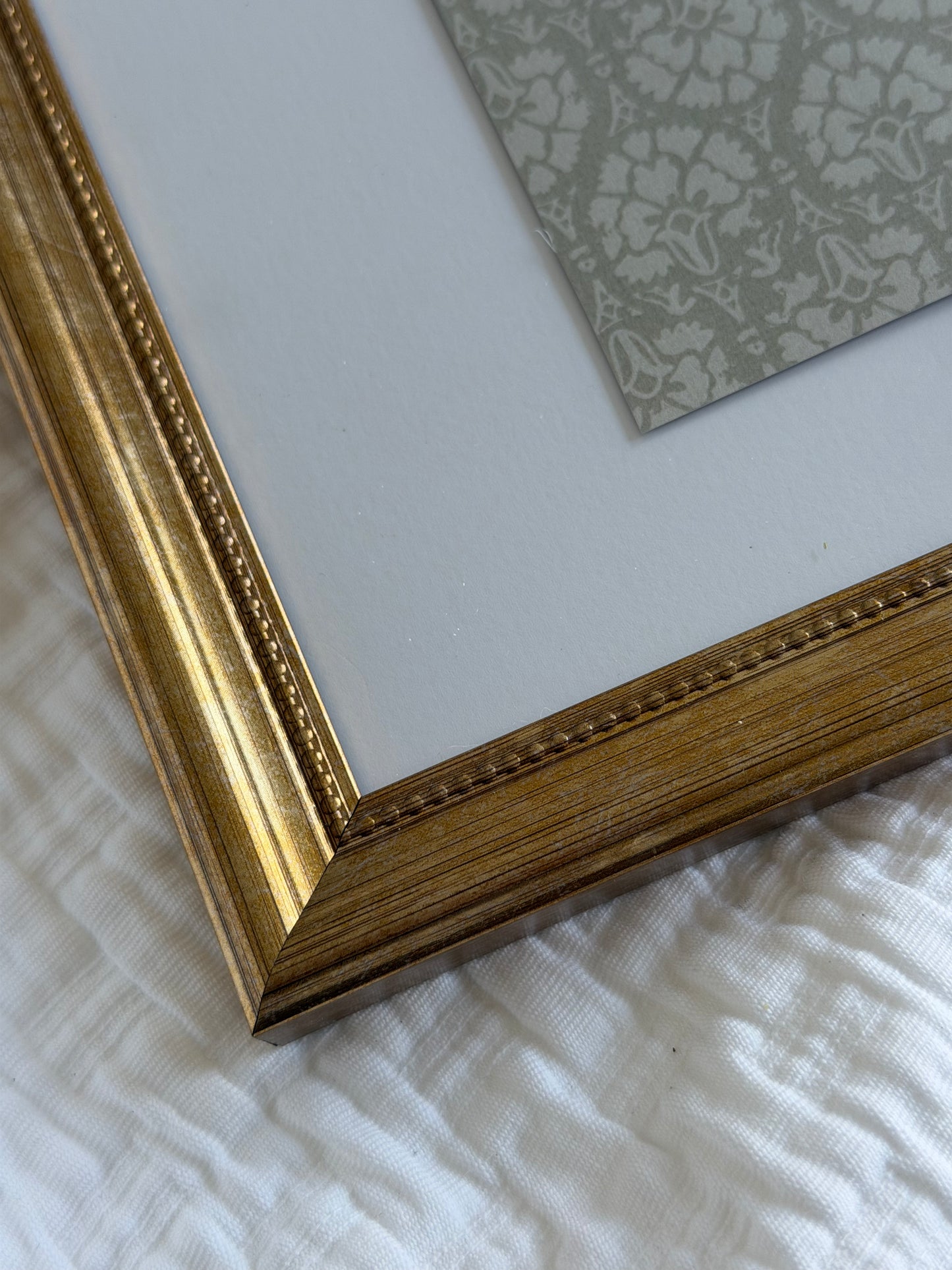 11"x14" Gold Frame Matted to 8"10"